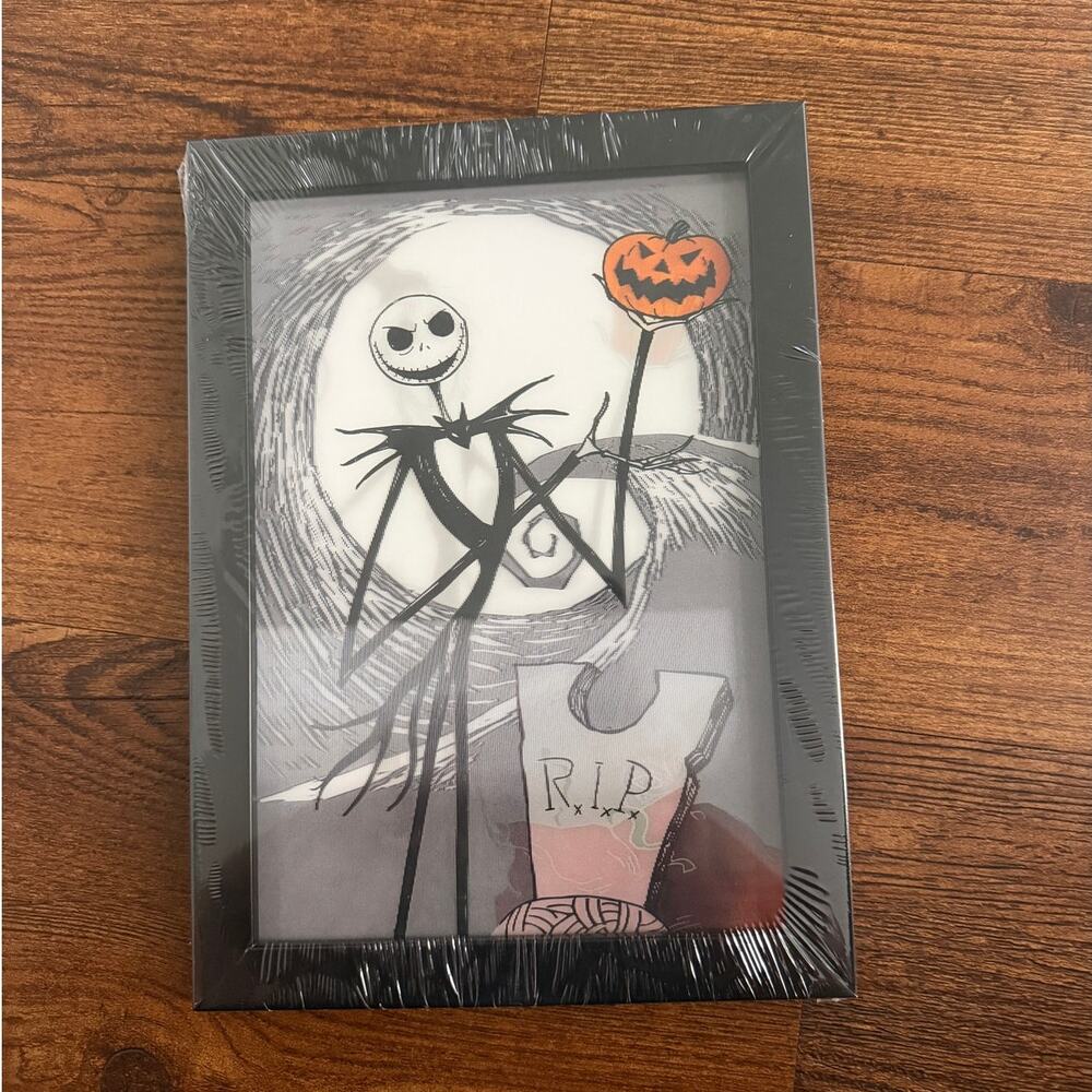 Disney Nightmare Before Christmas Jack Lenticular Wall Art NEW